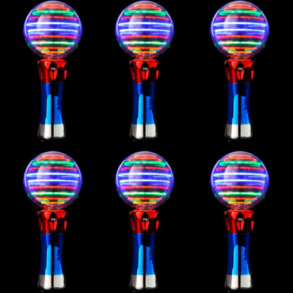Light Up Magic Wand Toy for Kids, Spinning and Flashing LED Wand Light Show, Fun Gift, Party Favors, Classroom Rewards Or Birthday Parties, Autism Sensory Toys