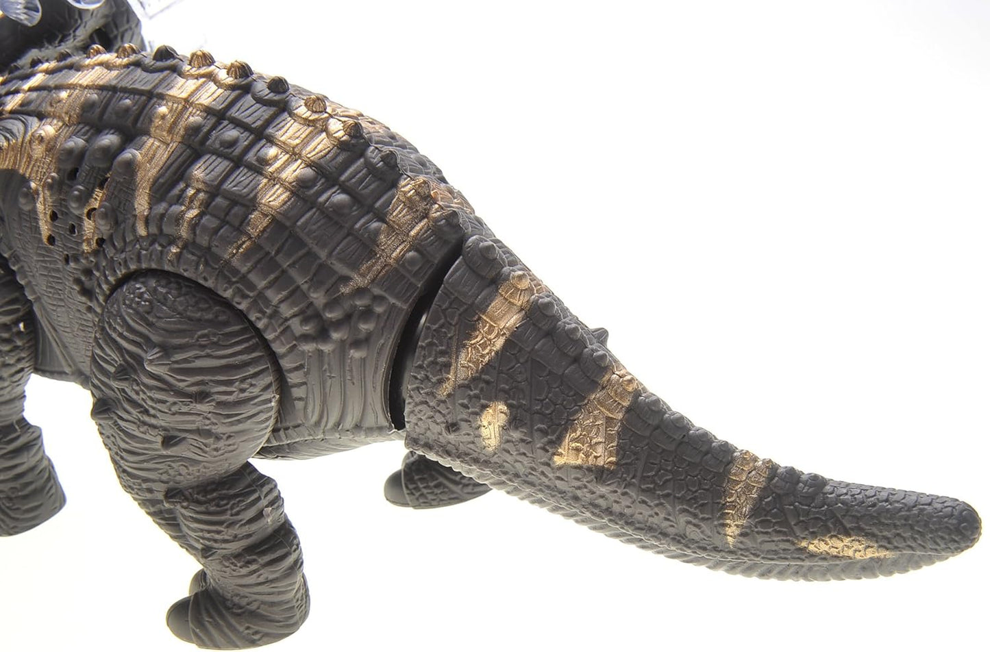 Walking Dinosaur Toys for Kids 2-4, Triceratops Electronic Jurassic Toy with LED Light, Sound, Swinging Tail Battery Powered for Toddlers