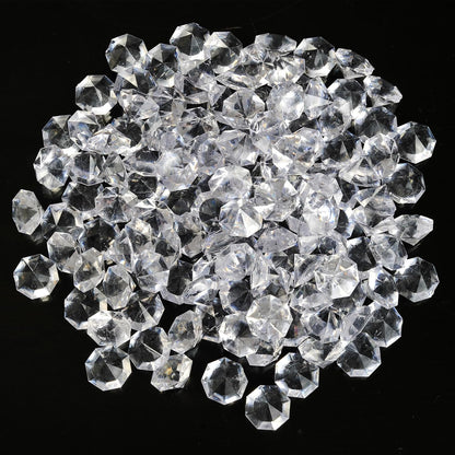 2 Pounds of 25 Carat Clear Acrylic Diamonds for Wedding Decoration, Parties, and Table Decoration