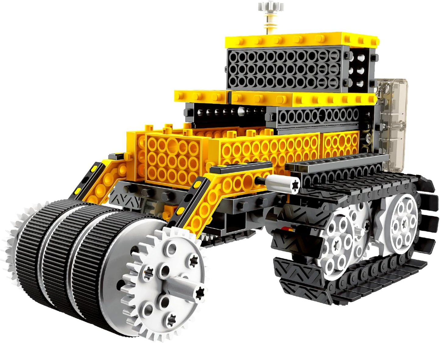 PowerTRC Remote Control Motorized Vehicle Robotic Building Kit Blocks Construction Robot Toys with 4 Different Vehicle Models for Kids