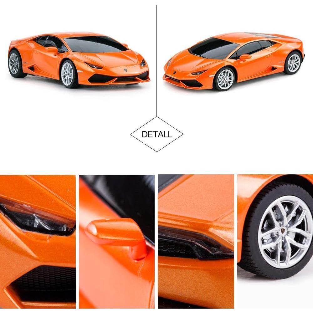 Remote Control Car | 1:24 RC Toy Car Model Vehicle, Orange