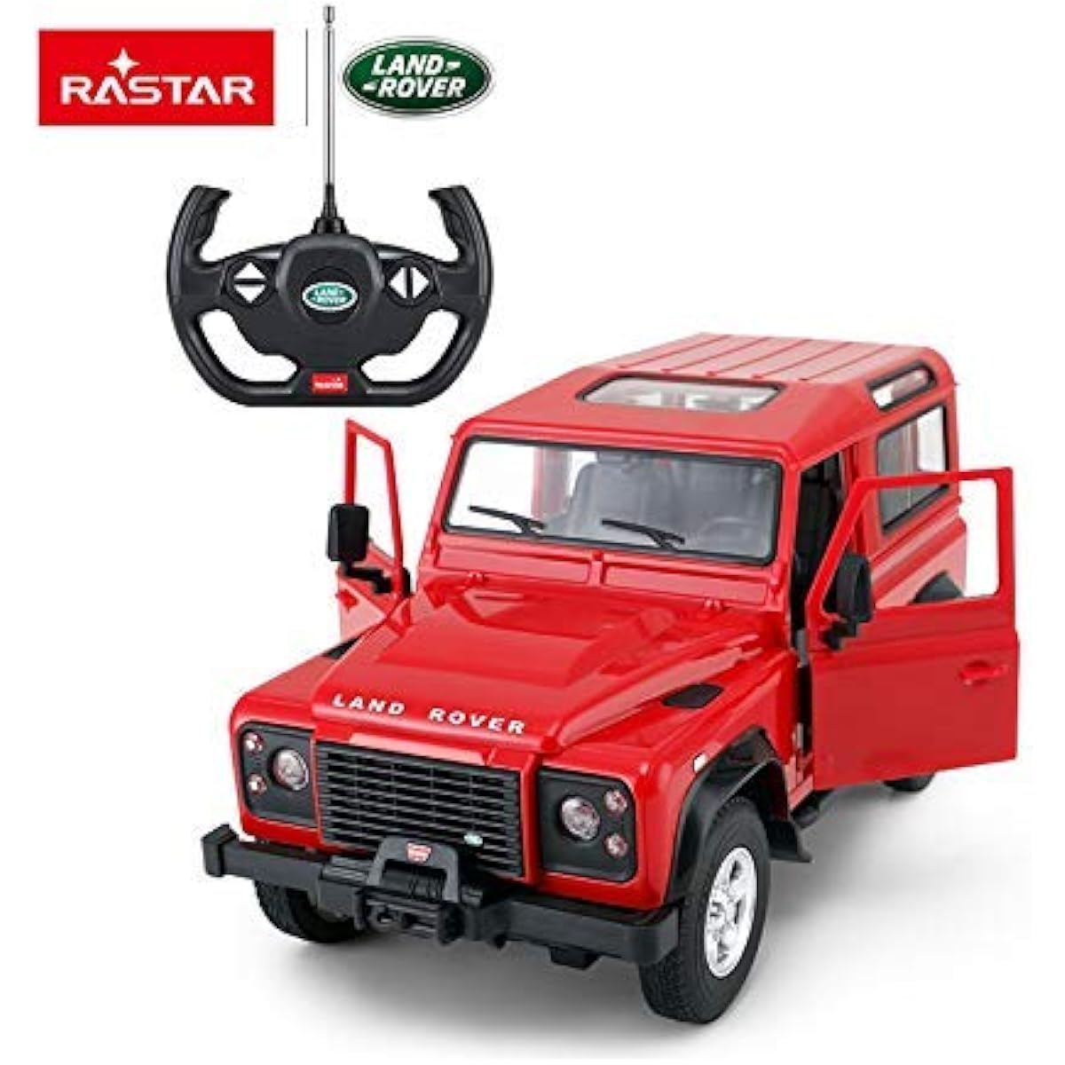 Radio Remote Control 1/14 Scale RC Model Car (Red)