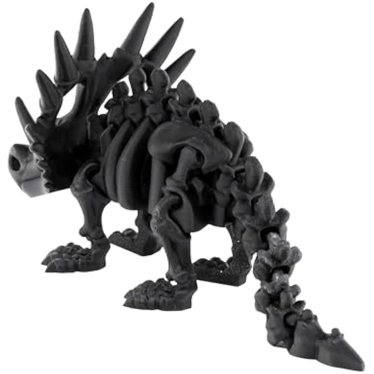 PowerTRC 3D Printed Skeleton Styracosaurus – Prehistoric Collectible Articulating Dinosaur 3D Figurine Desk Decoration for Teens and Adults, Made in USA