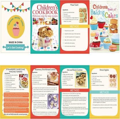 Toddler Cooking Apron for Girls, Cooking and Baking Set for Little Girls, Toddler Chef Outfit Chef Costume Kids Chef Hat and Apron 3-5 Pretend Play