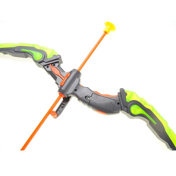 Bow and Arrow Archery Toy for Kids with LED Flashing Lights, Target, Quiver and Suction Cup Arrows