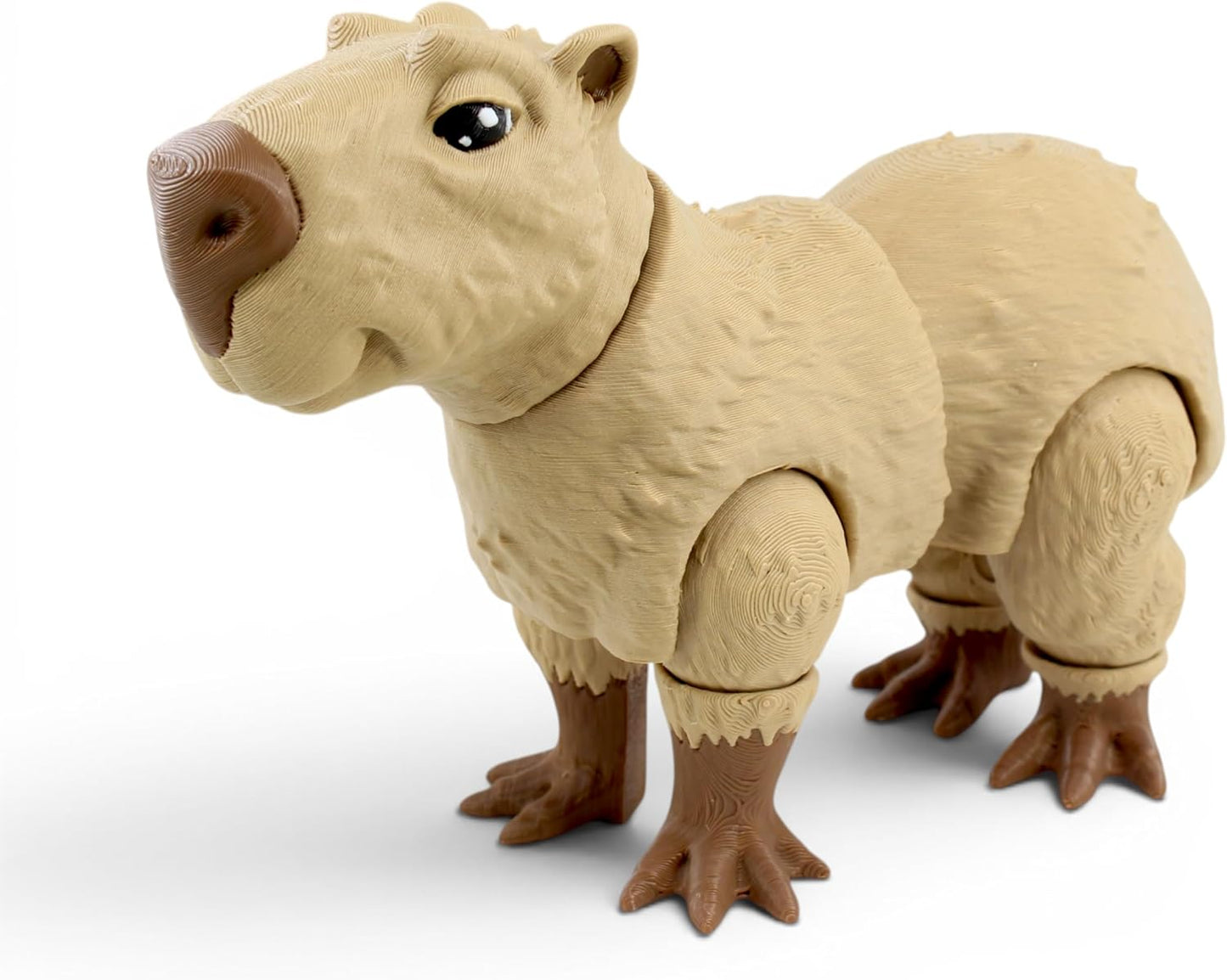 PowerTRC 3D Printed Articulated Animal Figurine, Fidget Desk Decor Collectible Gift – Made in USA(1 PCS)