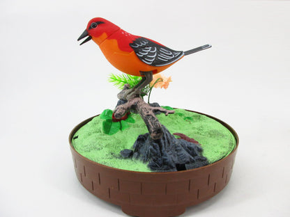 Singing & Chirping Bird In Cage - Realistic Sounds & Movements