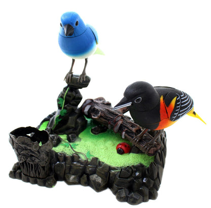 Baltimore Orioles Set Of Realistic Chirping Birds