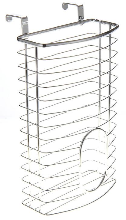 Cabinet Storage Plastic Bag Holder (Chrome)