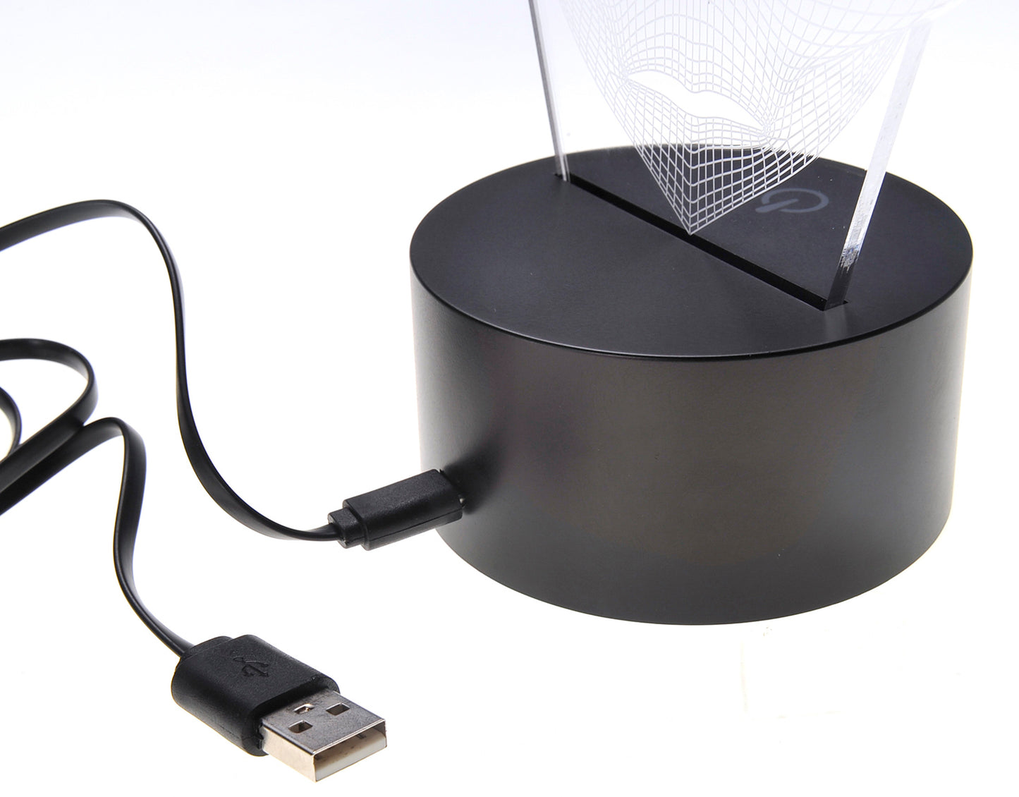 3D Illusion Grow LED Alien Shapes Lamp 7 Colors USB Power