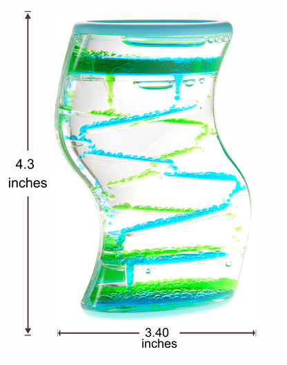 Liquid Motion Bubbler (Blue Green)