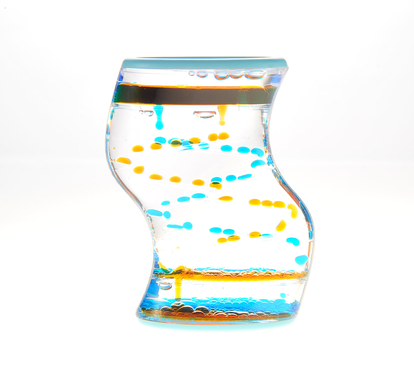 Liquid Motion Bubbler (Blue Orange)