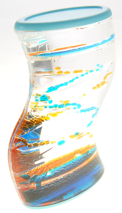 Liquid Motion Bubbler (Blue Orange)