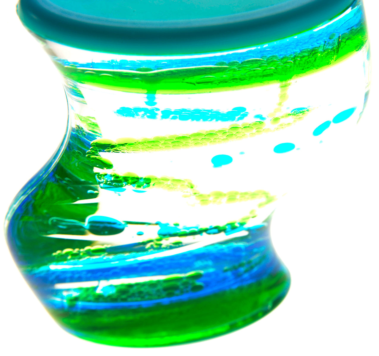 Liquid Motion Bubbler (Blue Green)
