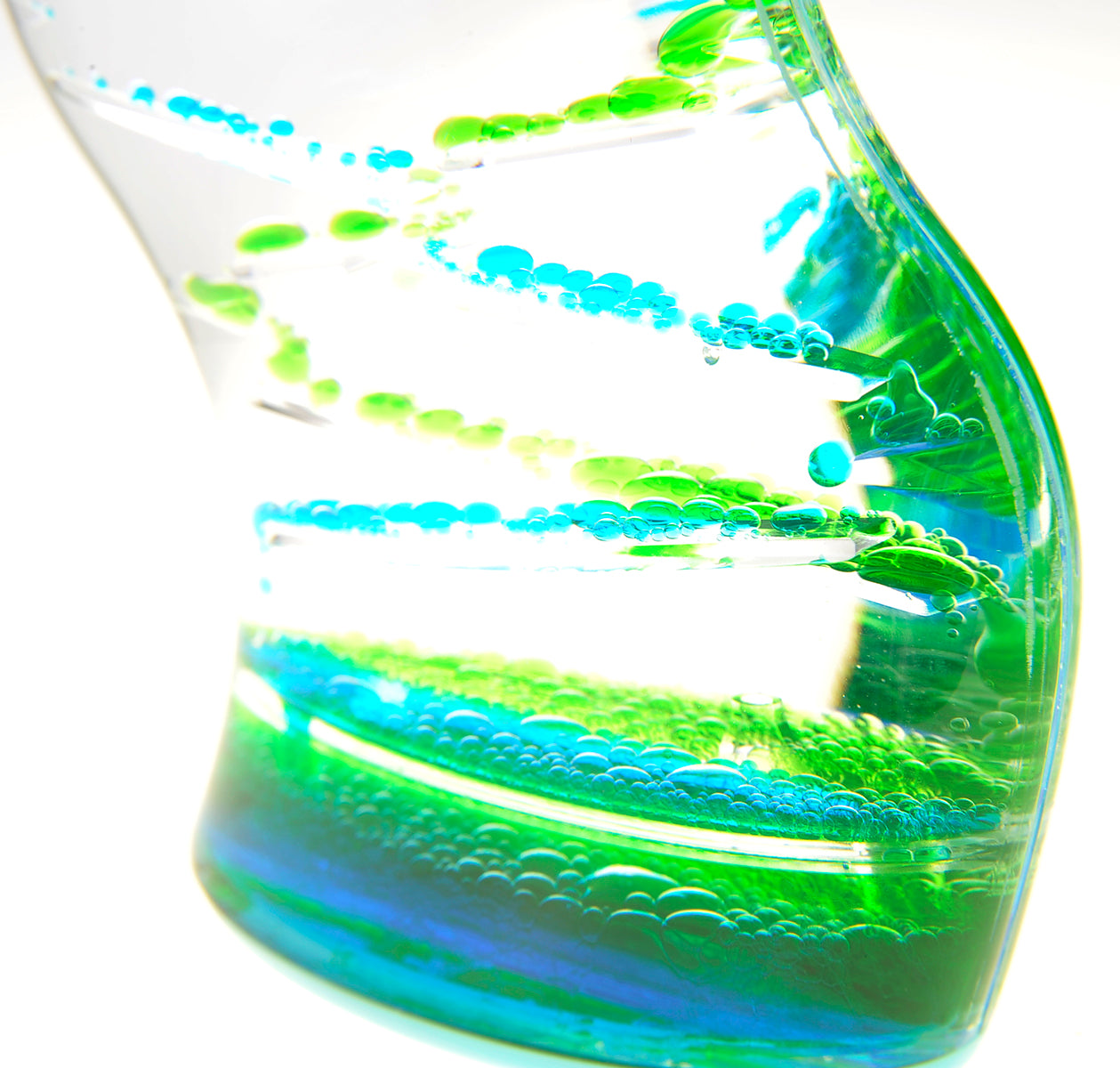 Liquid Motion Bubbler (Blue Green)