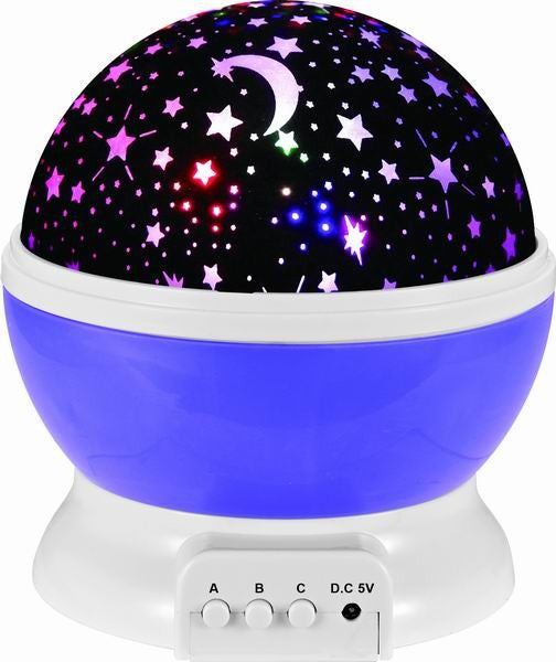 Night Light Projection Lamp (Purple)
