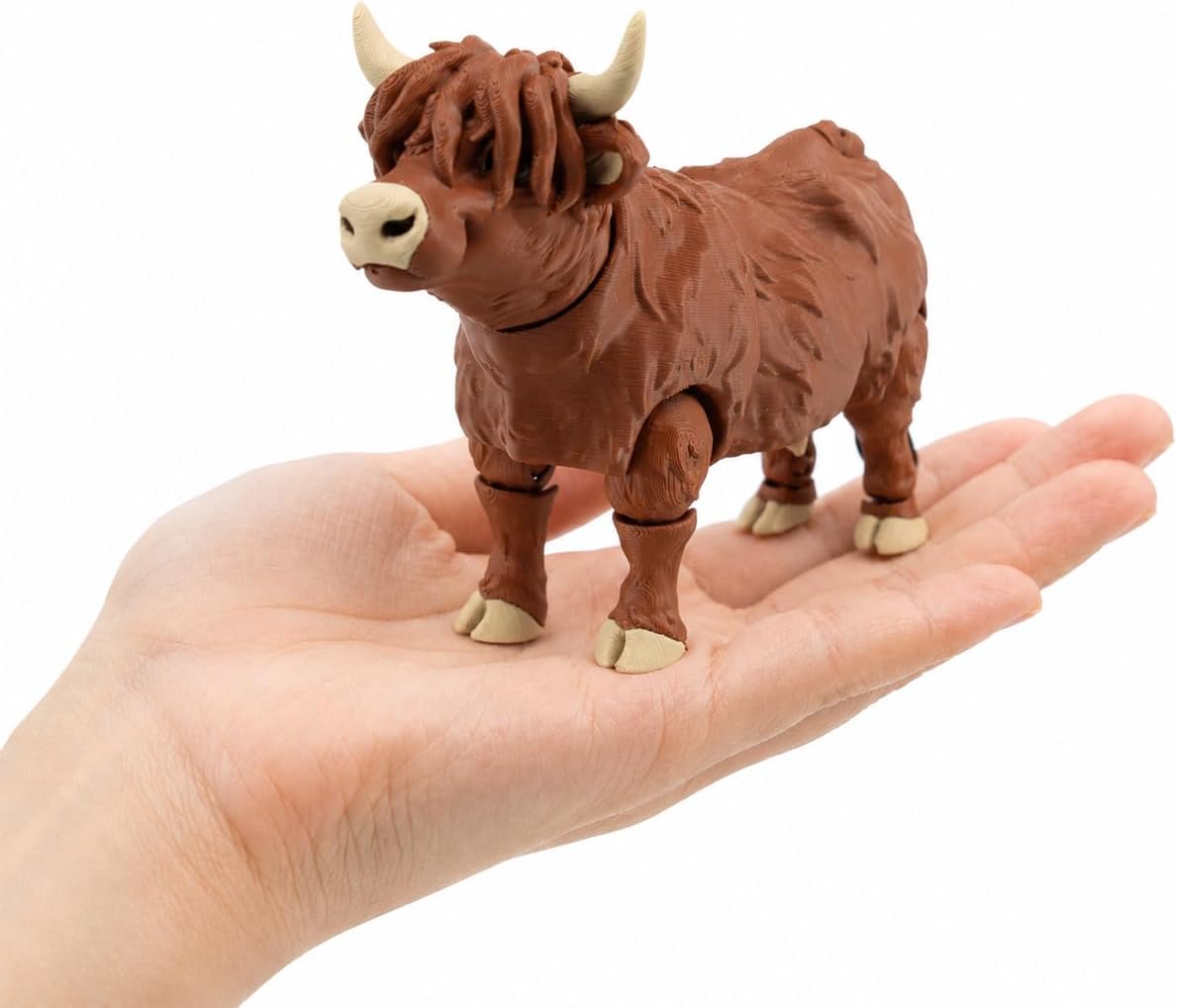 PowerTRC 3D Printed Articulated Animal Figurine, Fidget Desk Decor Collectible Gift – Made in USA(1 PCS)