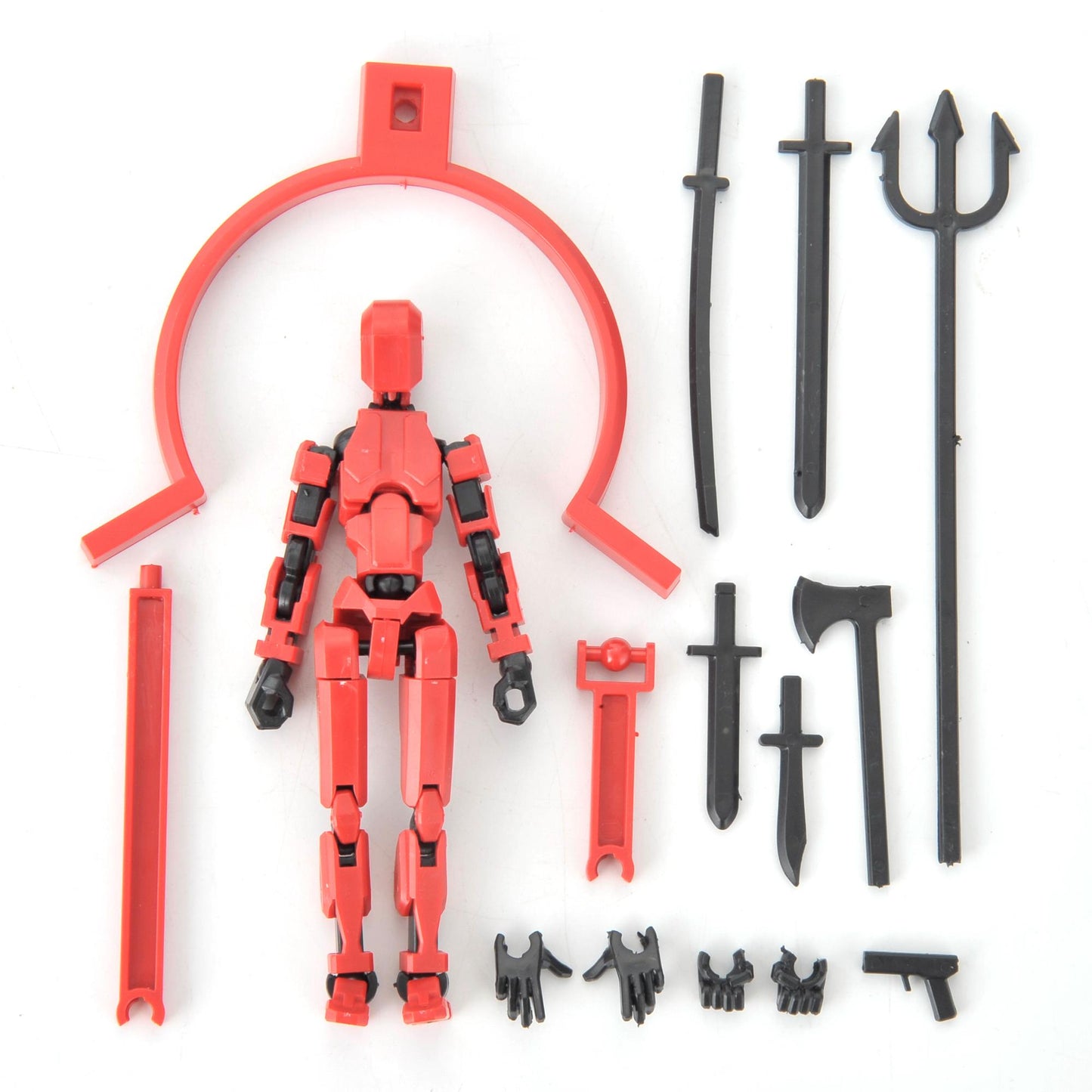 PowerTRC T13 Dummy Action Figure – Dummy Multi-Jointed Movable Titan Lucky 13 Collectible Toy