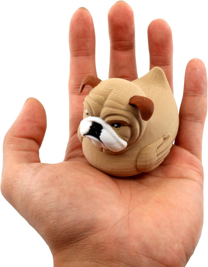 PowerTRC Bulldog Duck Figurine – Duck for 4x4 Ducking, Fun Car Dashboard Accessory, Unique Dog Gifts, Ducks for Cars – 3D Printed in USA