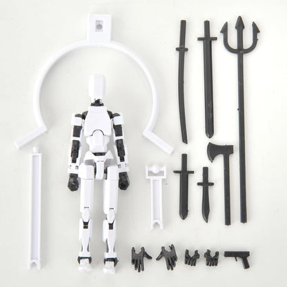 PowerTRC T13 Dummy Action Figure – Dummy Multi-Jointed Movable Titan Lucky 13 Collectible Toy