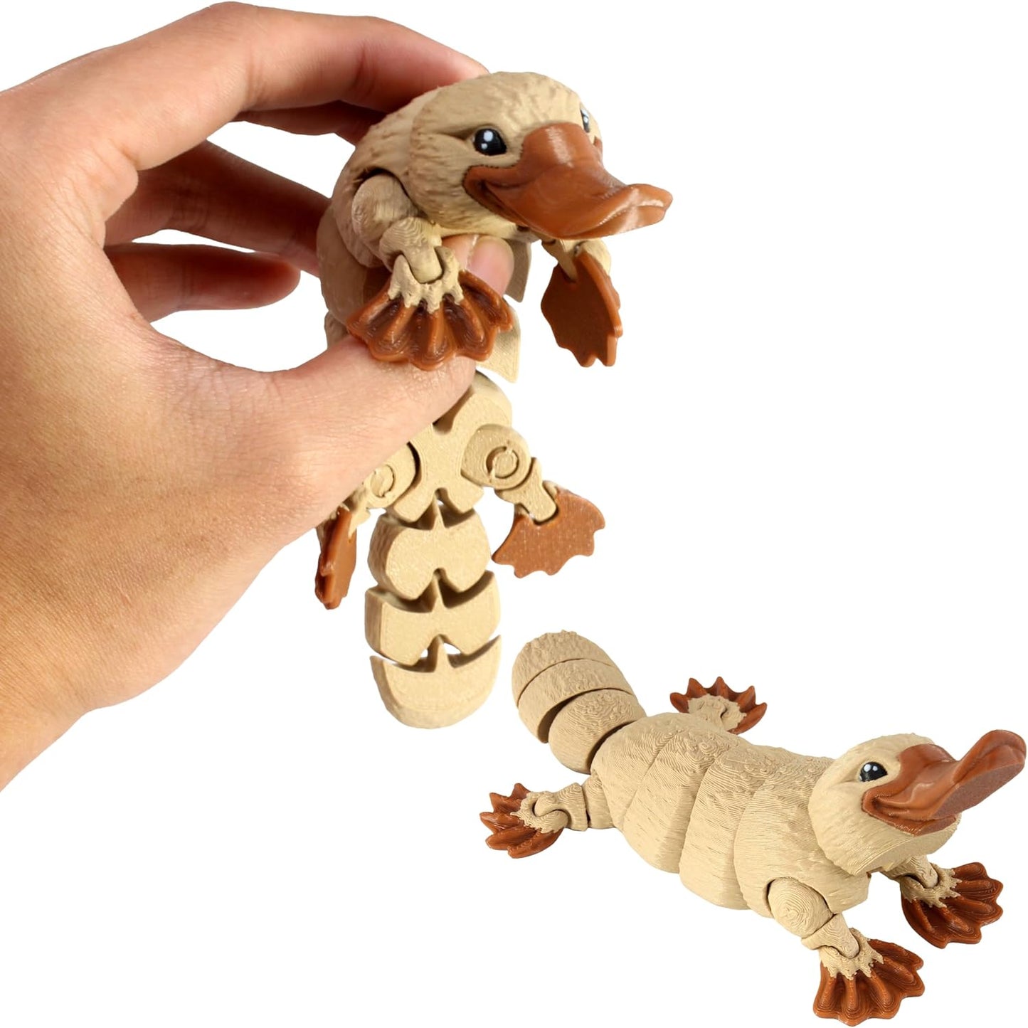 PowerTRC 3D Printed Articulated Animal Figurine, Fidget Desk Decor Collectible Gift – Made in USA(1 PCS)