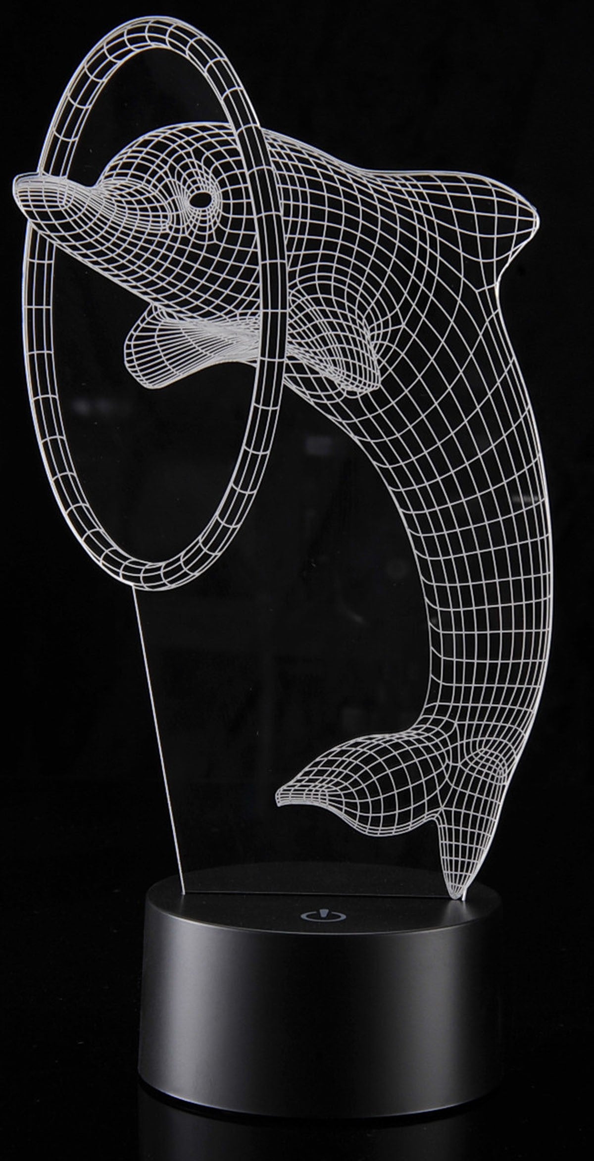 3D Dolphin Laser Cut Precision LED Lights