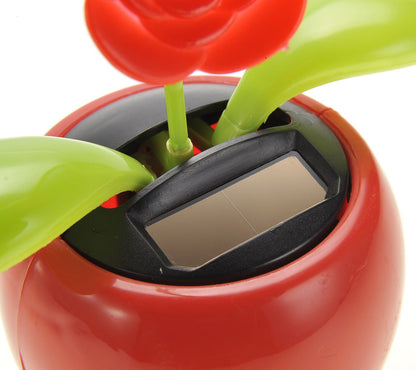 Solar Flower Toy (Red)