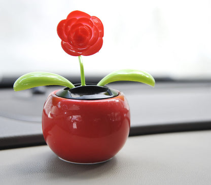 Solar Flower Toy (Red)