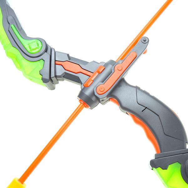 Bow and Arrow Archery Toy for Kids with LED Flashing Lights, Target, Quiver and Suction Cup Arrows