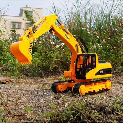 Oversized Excavator Toys for Boys 3-5 Year Old, Large Kids Digger Toys for Boys, Sand Box Toy Excavator Construction Toddler Toy