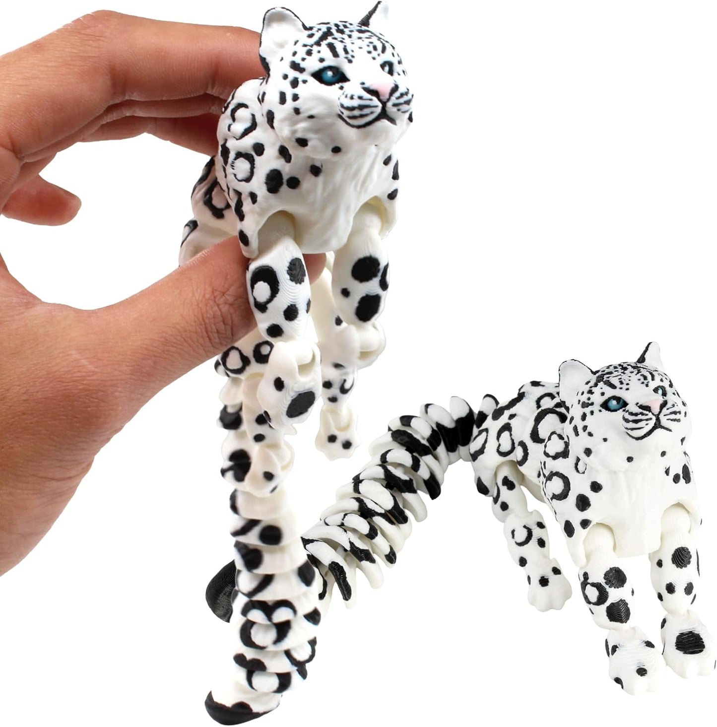PowerTRC 3D Printed Articulated Animal Figurine, Fidget Desk Decor Collectible Gift – Made in USA(1 PCS)