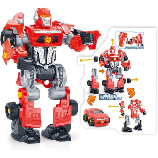 3-in-1 Take Apart Robot Toy – STEM Learning Construction Set with Power Drill for Kids, Educational Building Toys for Boys and Girls, Ages 3 and Up