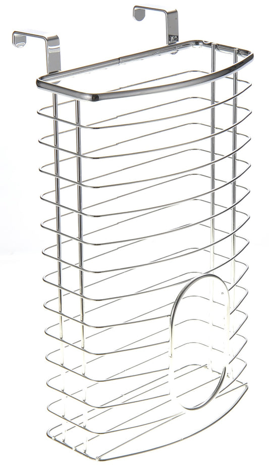Cabinet Storage Plastic Bag Holder (Chrome)