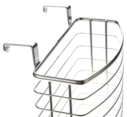 Cabinet Storage Plastic Bag Holder (Chrome)