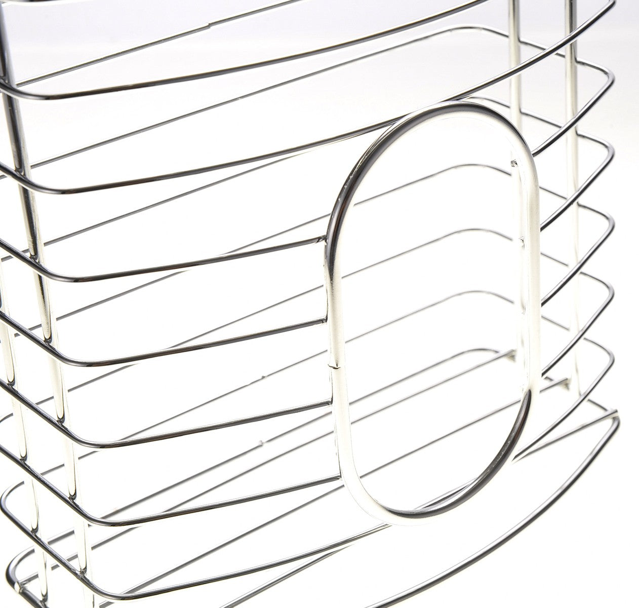 Cabinet Storage Plastic Bag Holder (Chrome)