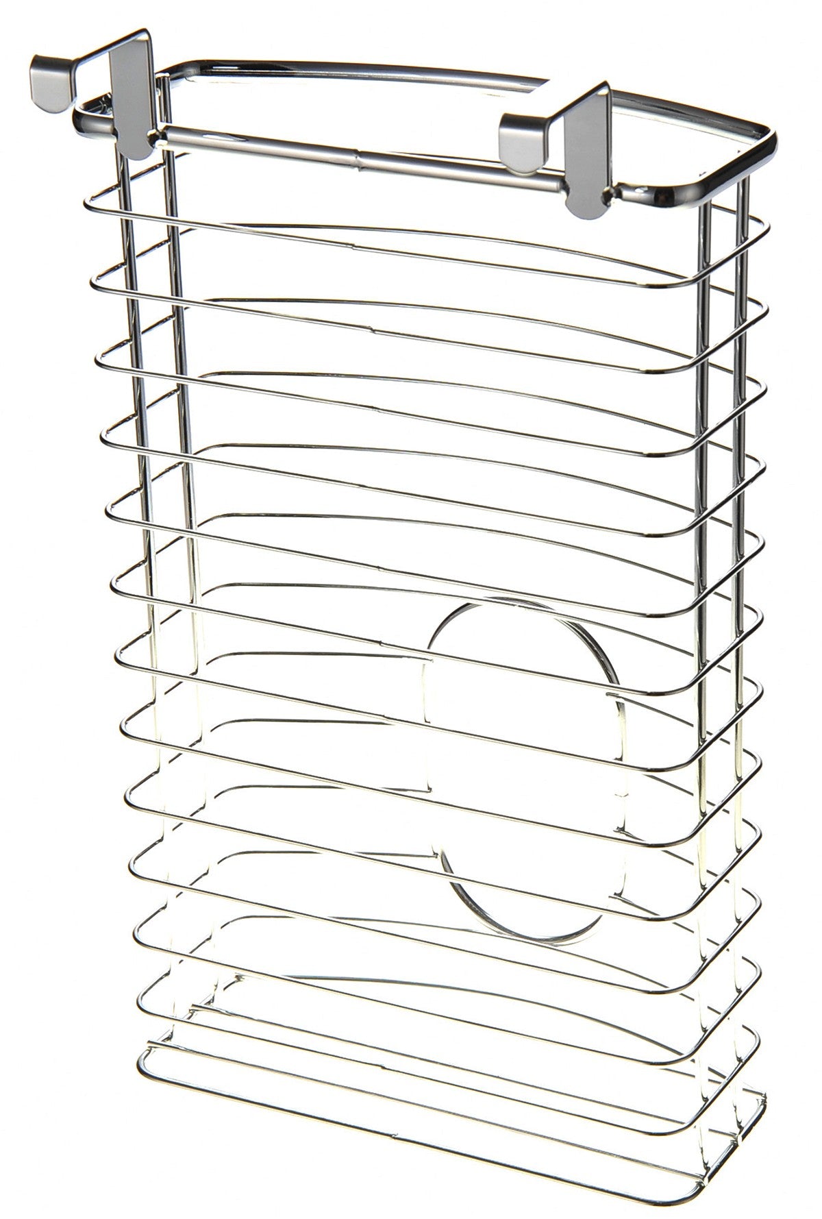Cabinet Storage Plastic Bag Holder (Chrome)