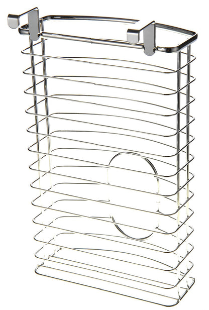 Cabinet Storage Plastic Bag Holder (Chrome)