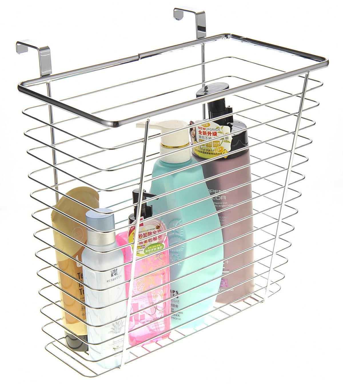 Cabinet Wastebasket/Storage Basket (Chrome)