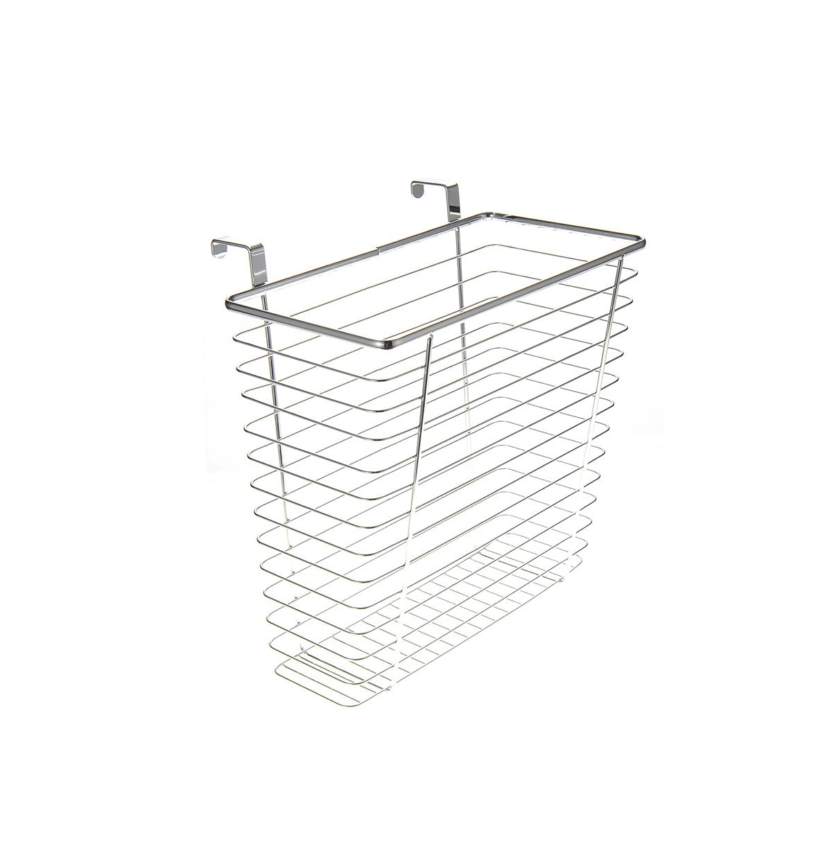 Cabinet Wastebasket/Storage Basket (Chrome)