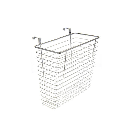 Cabinet Wastebasket/Storage Basket (Chrome)
