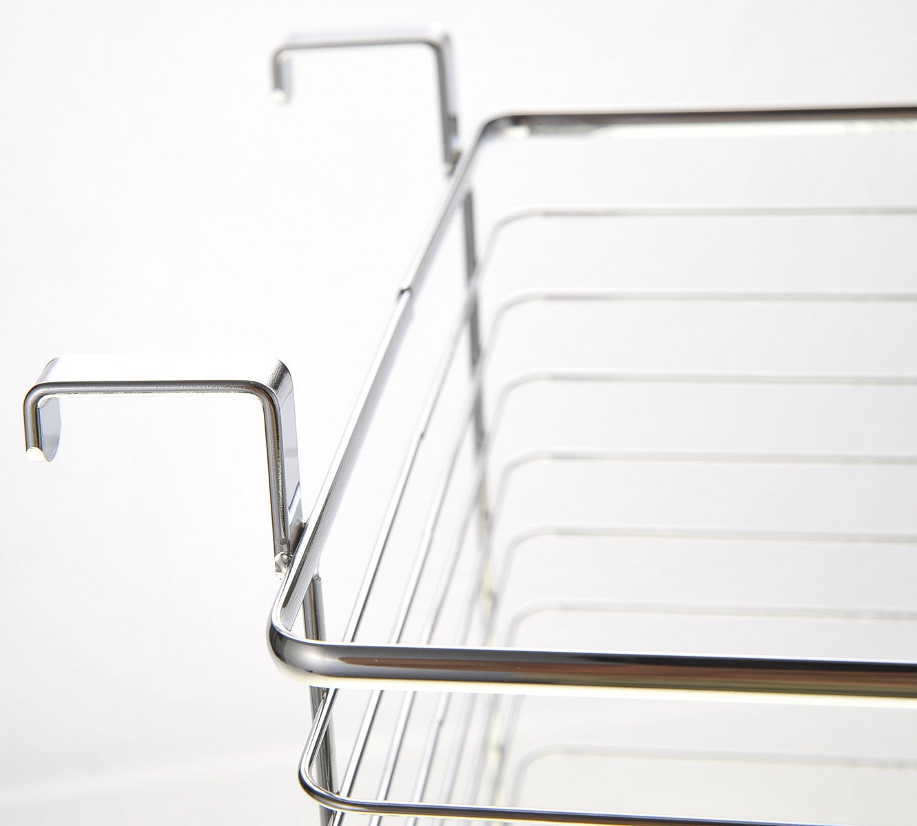 Cabinet Wastebasket/Storage Basket (Chrome)