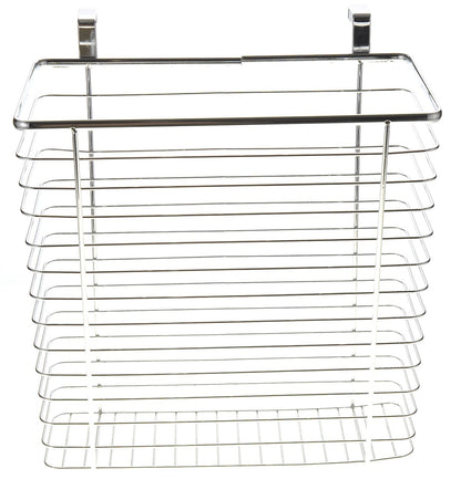 Cabinet Wastebasket/Storage Basket (Chrome)