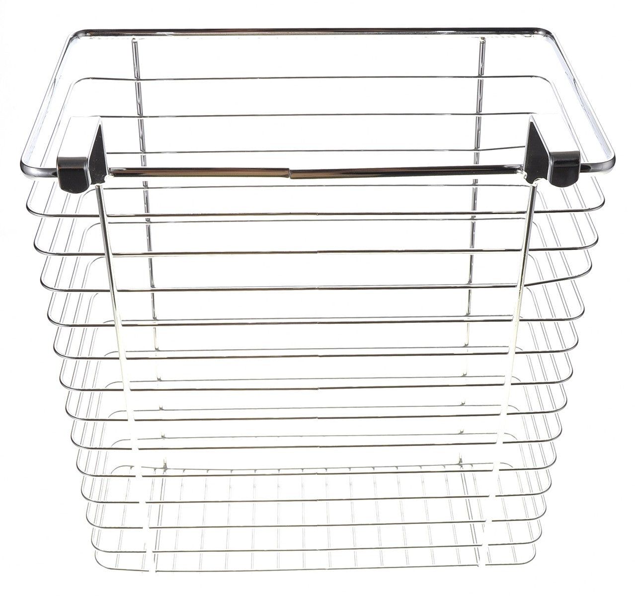 Cabinet Wastebasket/Storage Basket (Chrome)