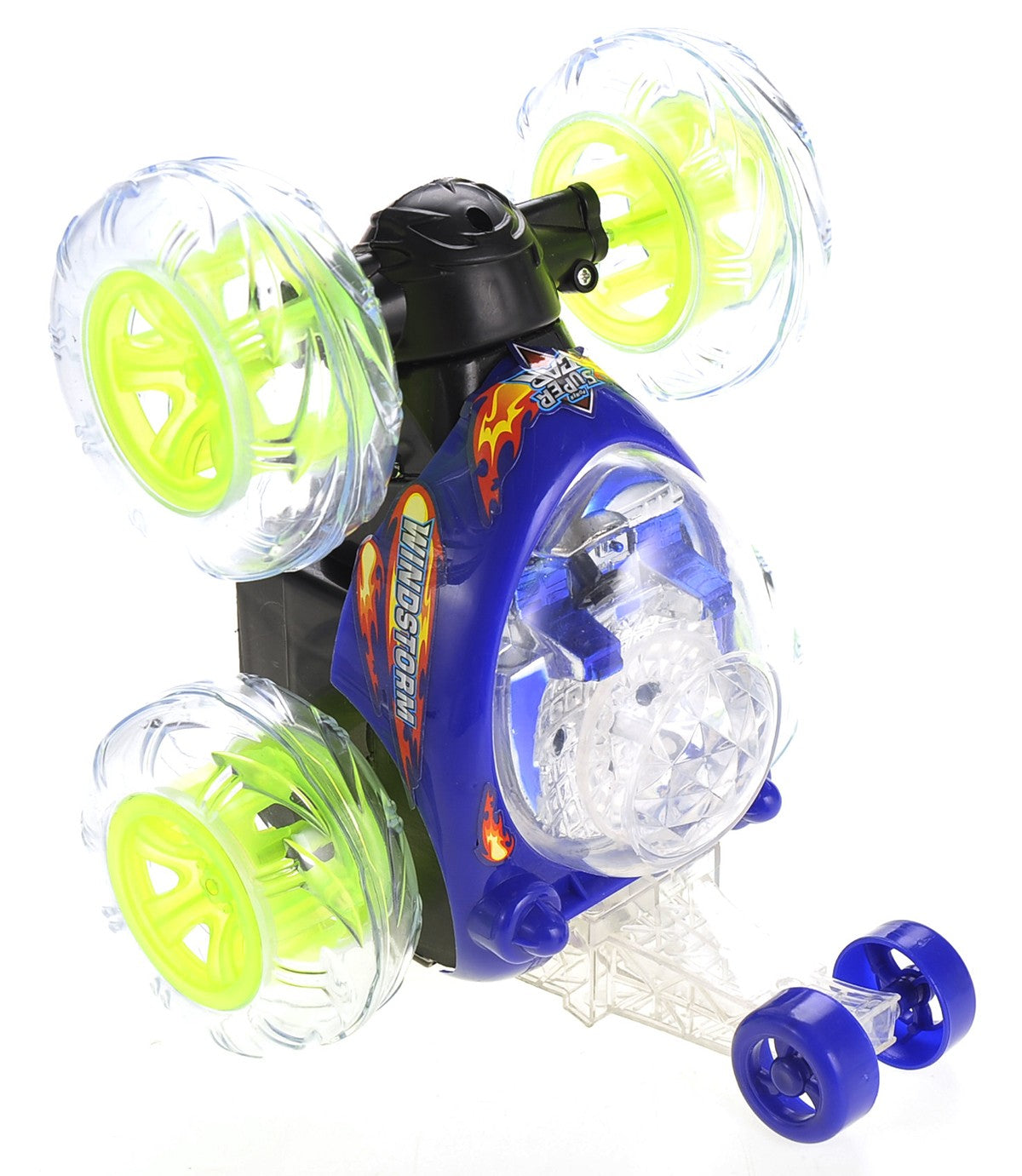 RC Stunt Twister Car W/ Light & Music (Blue)