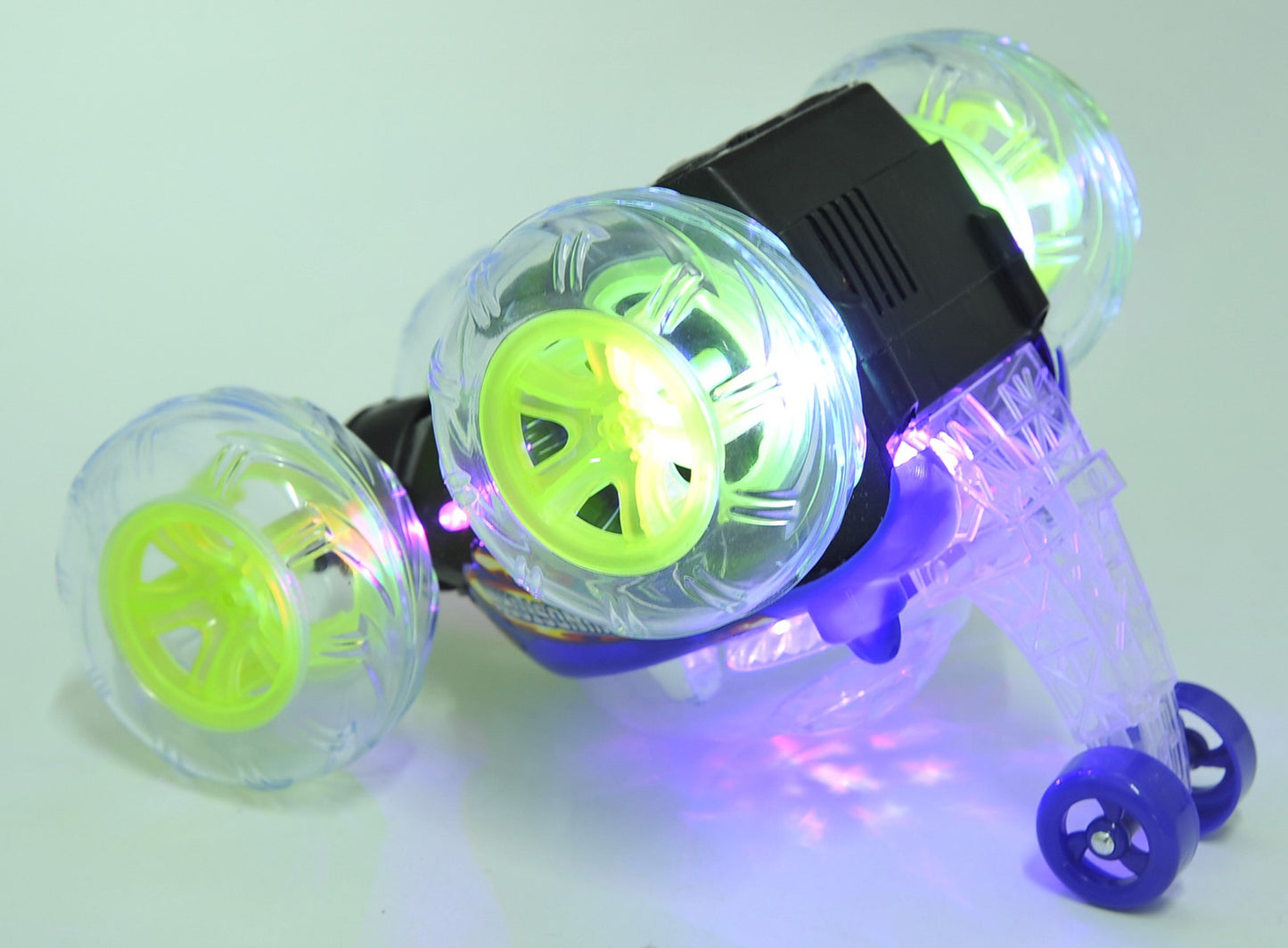 RC Stunt Twister Car W/ Light & Music (Blue)