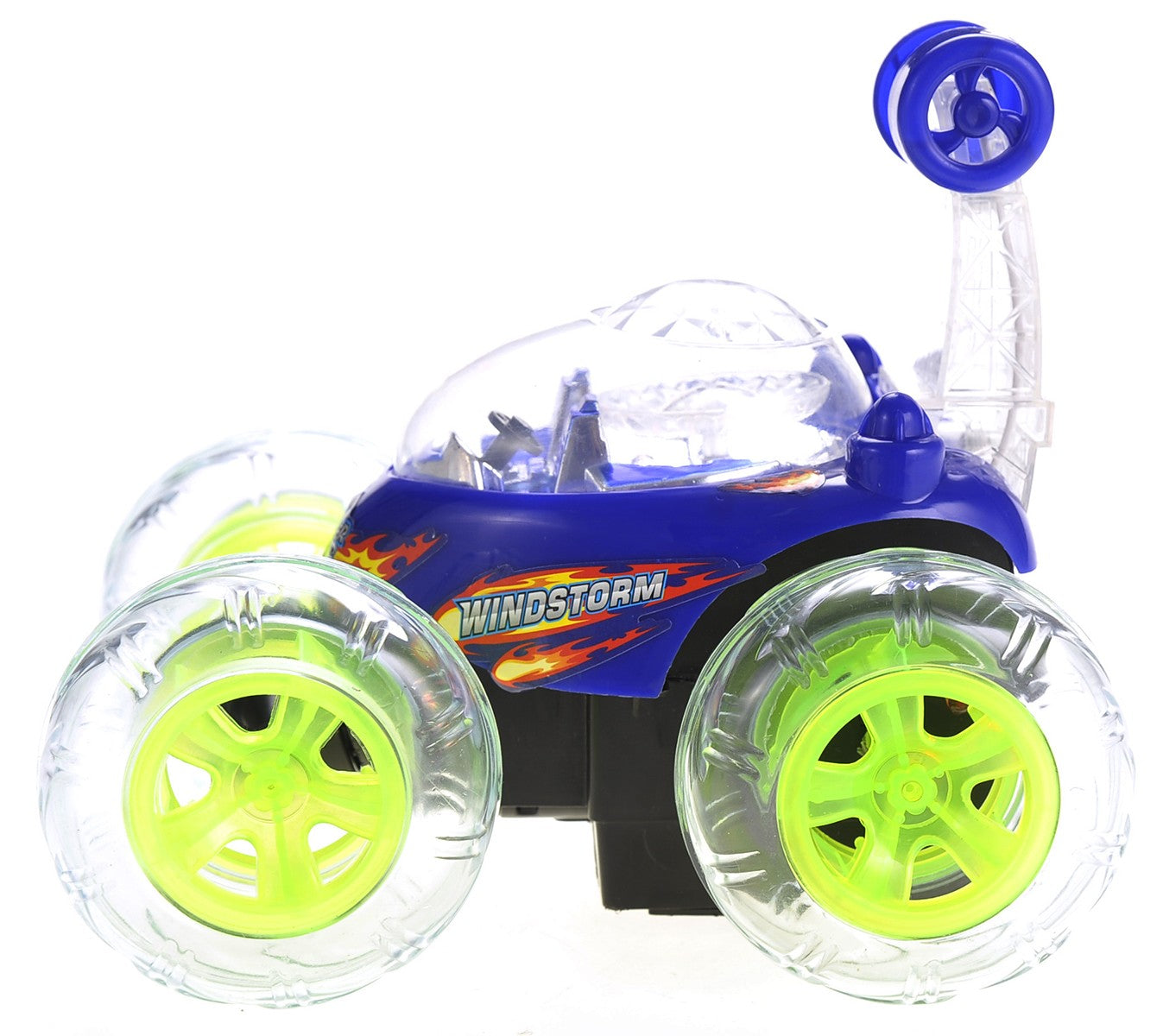 RC Stunt Twister Car W/ Light & Music (Blue)