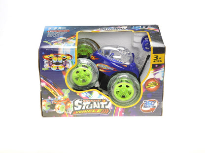 RC Stunt Twister Car W/ Light & Music (Blue)