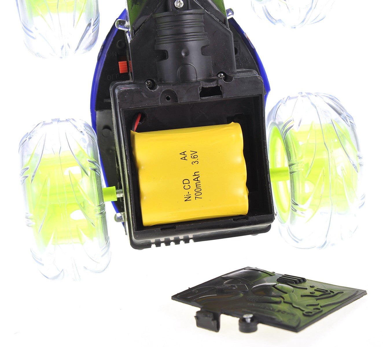 RC Stunt Twister Car W/ Light & Music (Blue)