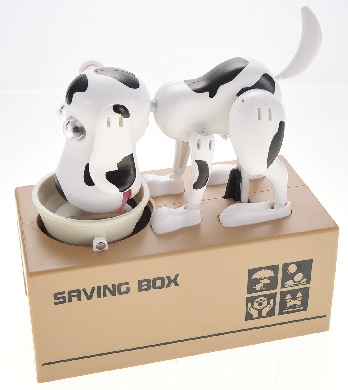 Dog Piggy Bank (Black White)