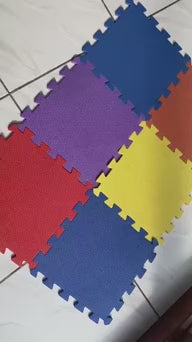 10-Piece Interlocking Floor Mats, Exercise Mat, Safety Play Floor Mat for Kids Tiles Cushions Soft Interlocking Exercise mats Garage Flooring Protector (10 Square Ft)